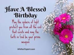 Examples of Religious Birthday Wishes