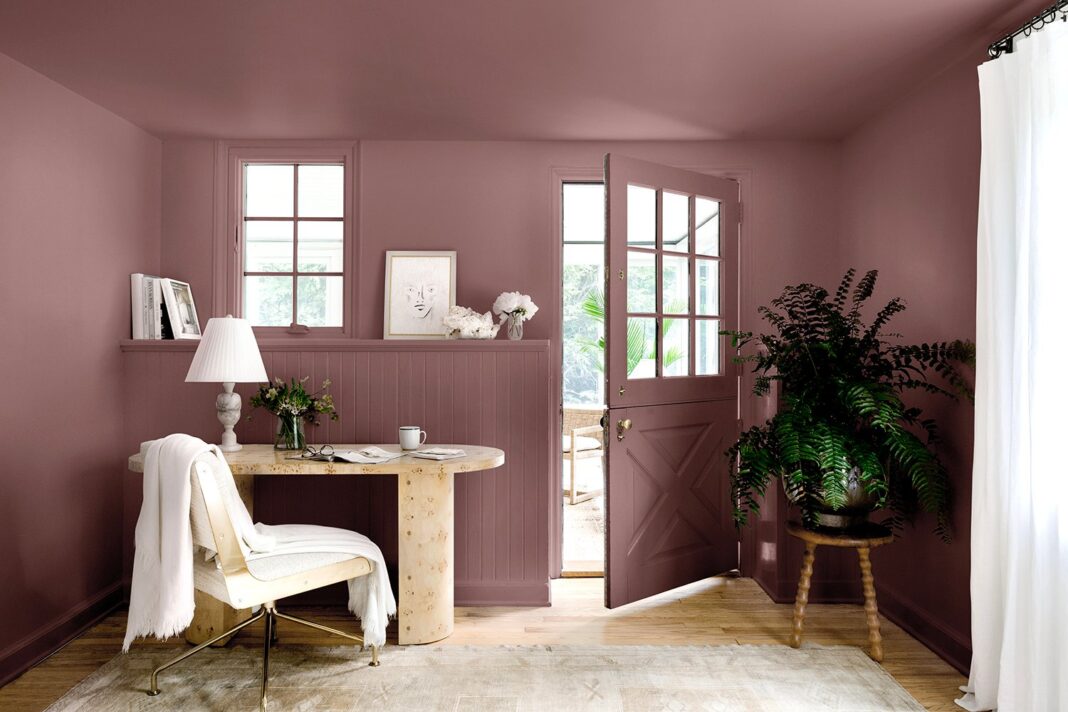 mauve paint